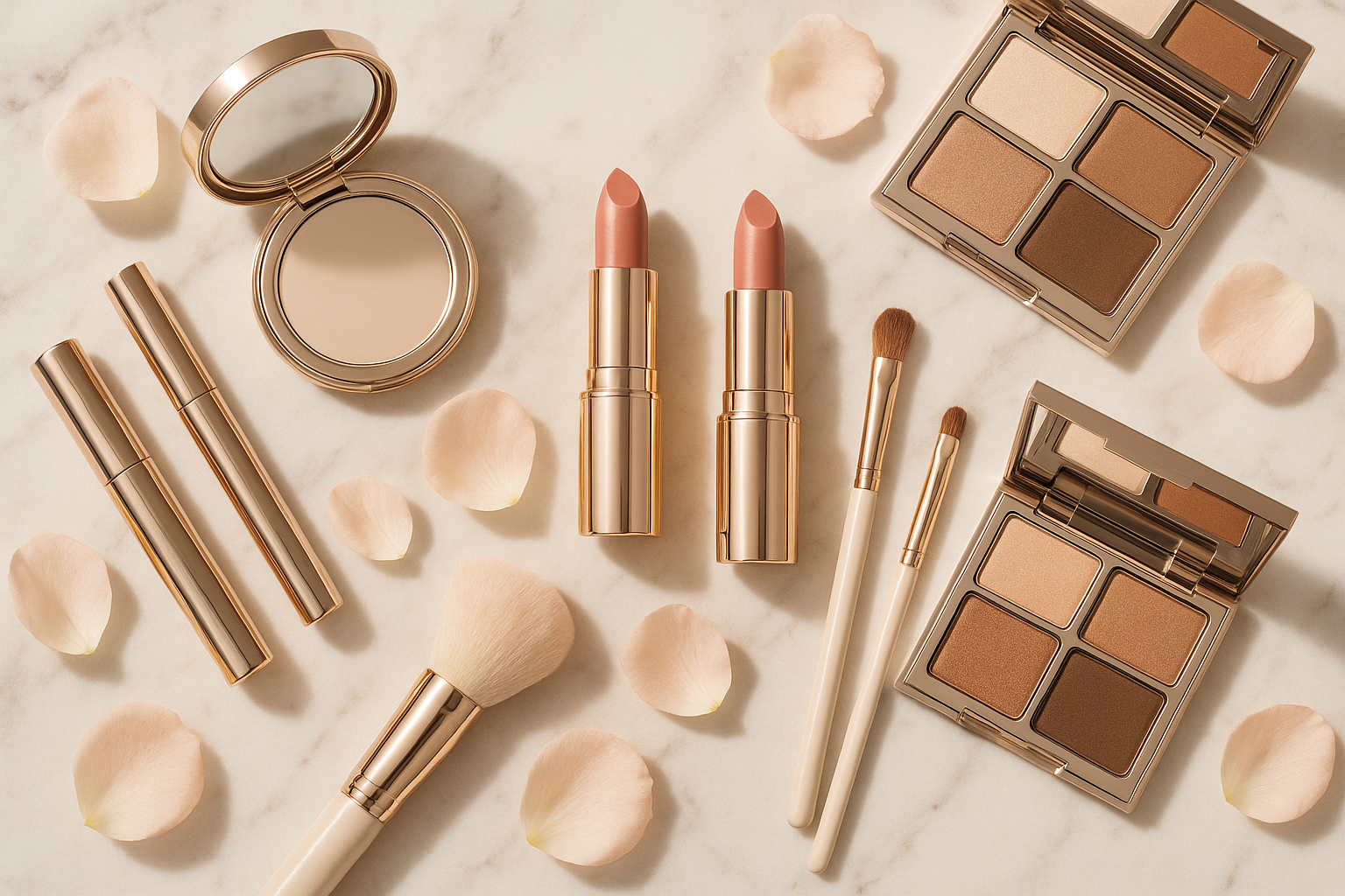 make a cosmetics inspired photo